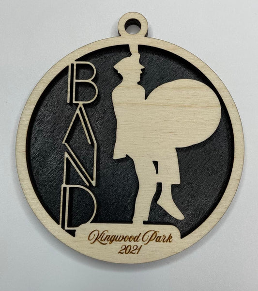 Marching Band Ornaments - Band Booster - Personalized Wooden Ornaments