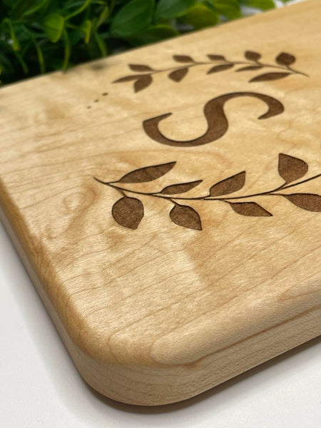 Monogram Charcuterie Boards (Maple)