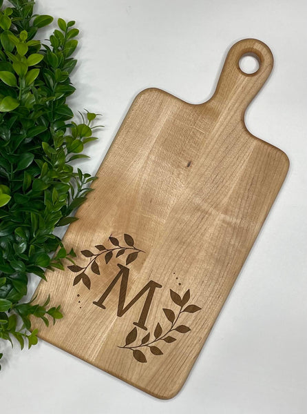 Monogram Charcuterie Boards (Maple)