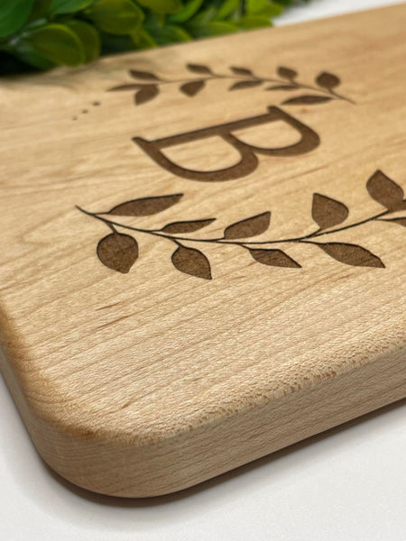 Monogram Charcuterie Boards (Maple)