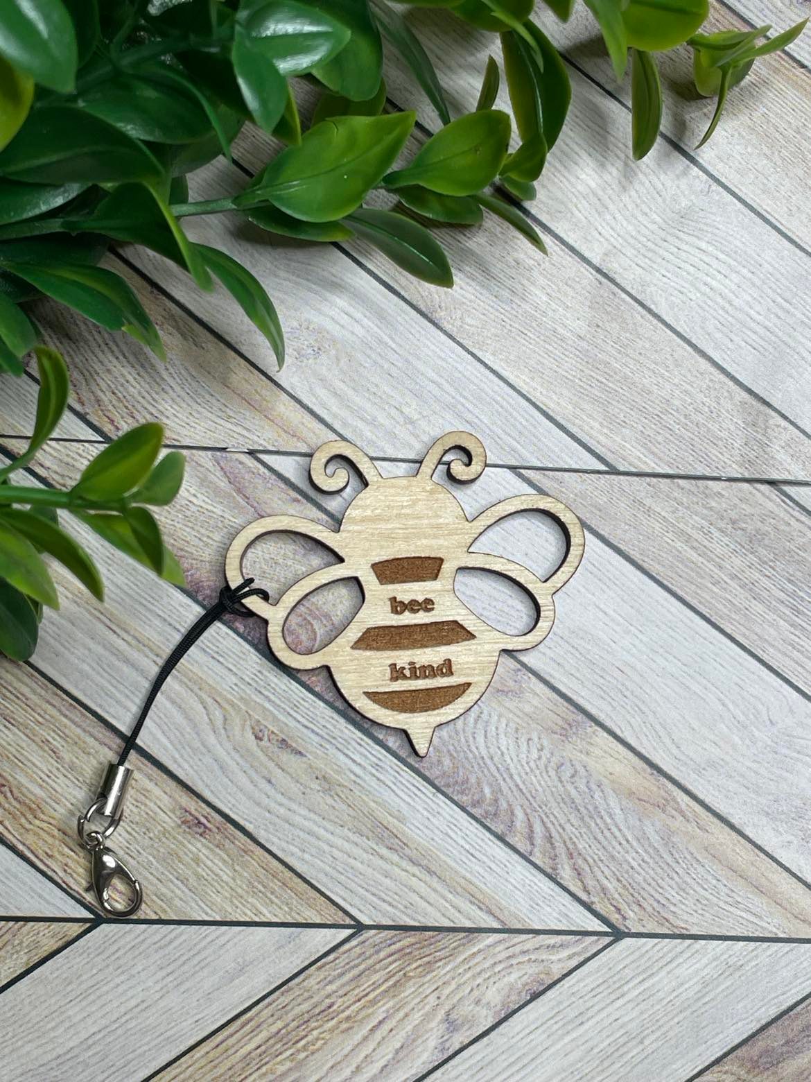 Bee Kind Wooden Tag/Charm