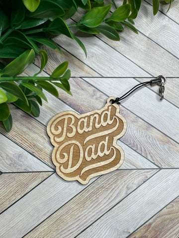 Band Dad Wooden Tag/Charm