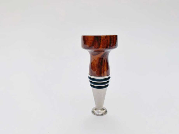 Hand-Turned Bottle Stopper