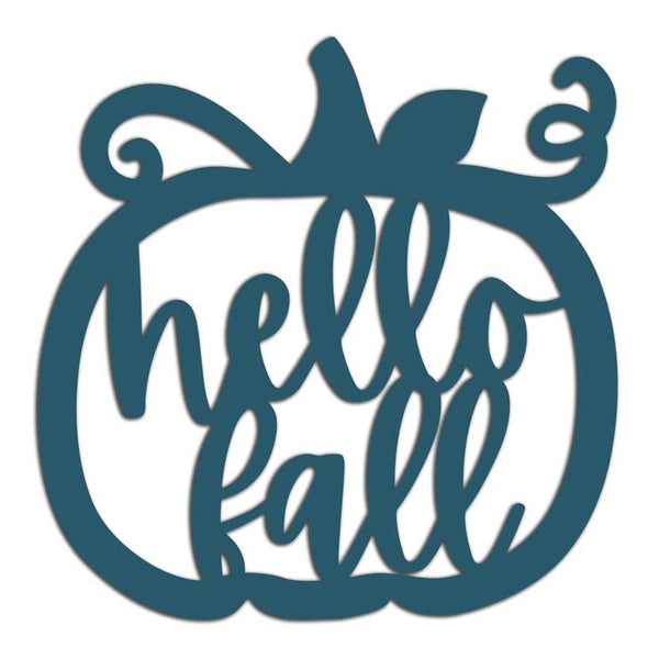 Hello Fall Pumpkin Sign