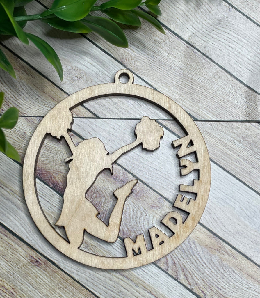 Cheer Charms - Personalized Wooden/Acrylic Ornaments – Artisan Haynes