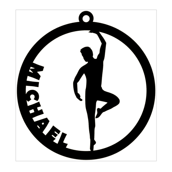 Dance Charms - Personalized Wooden/Acrylic Ornaments