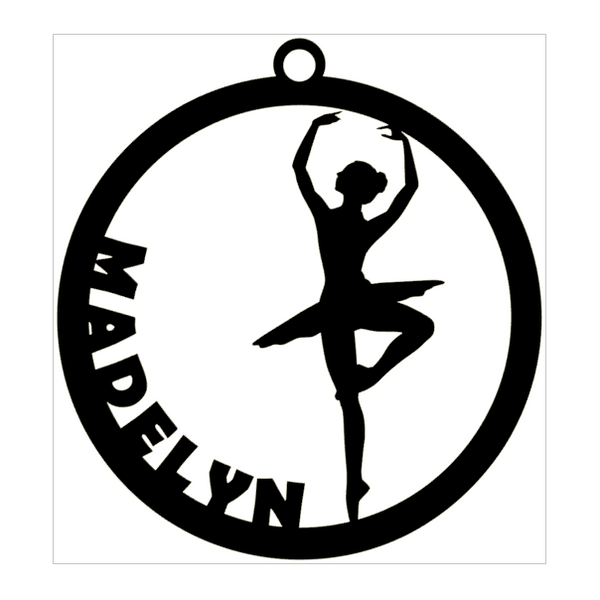 Dance Charms - Personalized Wooden/Acrylic Ornaments